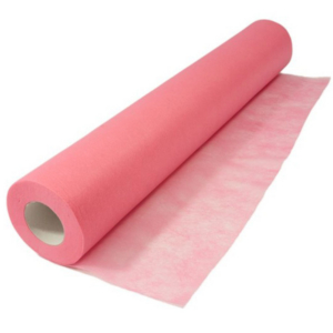 Ühekordsed kiudkangast voodikatted 80cm x 150m, roosad